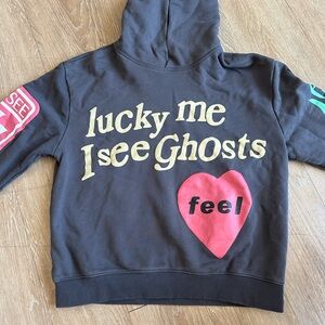 Women’s Graphic Hoodie- Black with Red and Yellow Accents